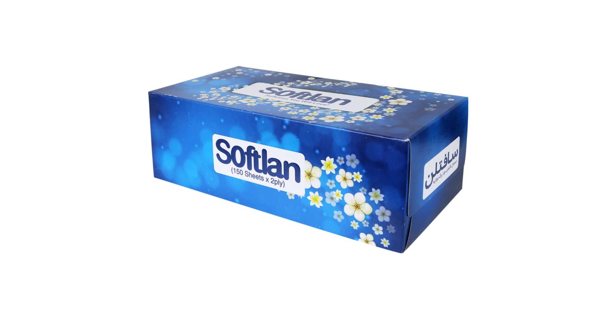 تصویر 1 از دستمال کاغذی سافتلن چند لایه و مقاوم